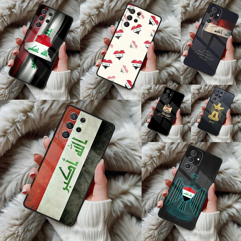 Iraqi Iraq National Flag Phone Case For Samsung Galaxy S24 S25 S26 Ultra S22 S23 Plus S21 S20 FE Note10 TPU Cover
