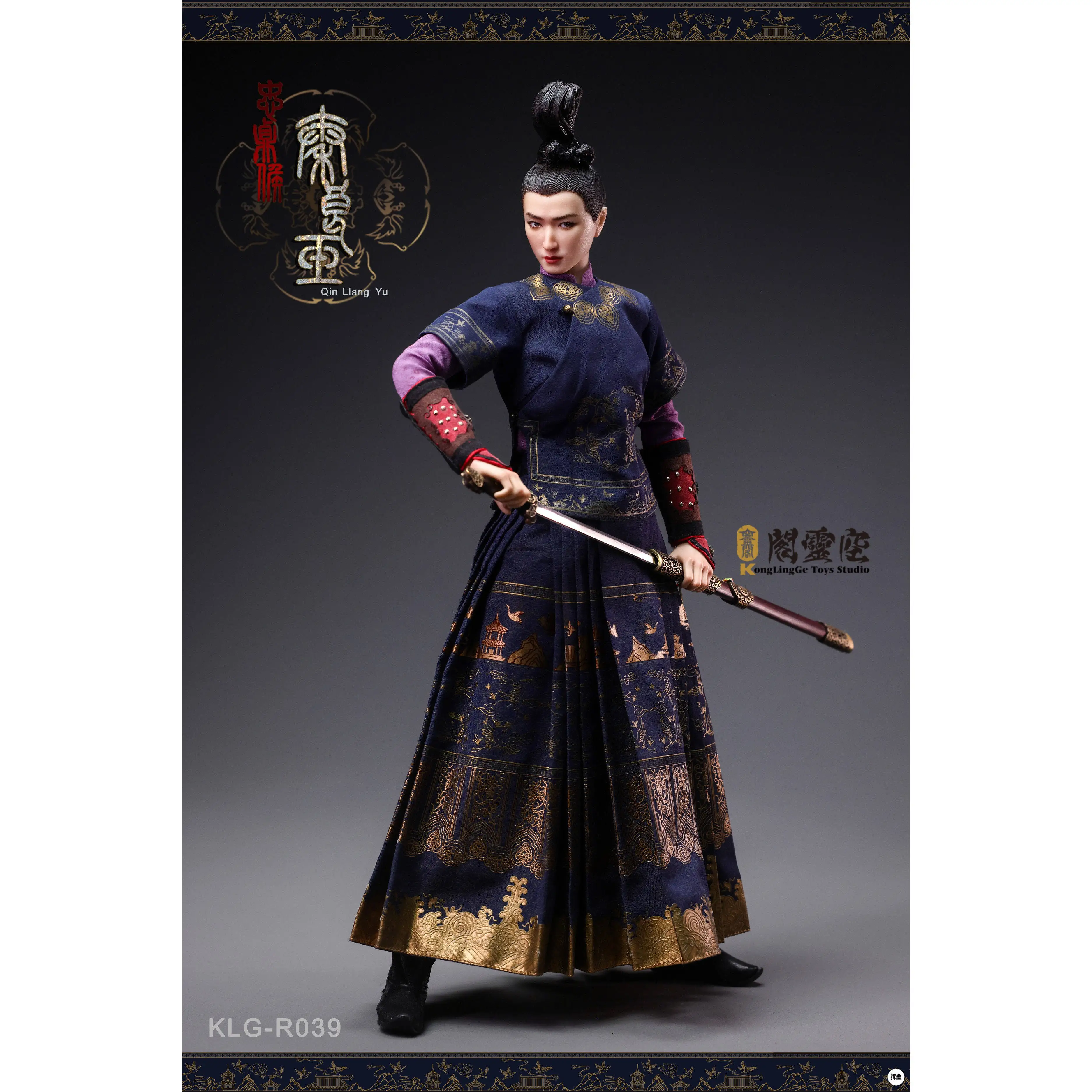 

Ethereal Pavilion KLG-R039 Loyal Marquis Qin Liangyu 1/6 Action Figure