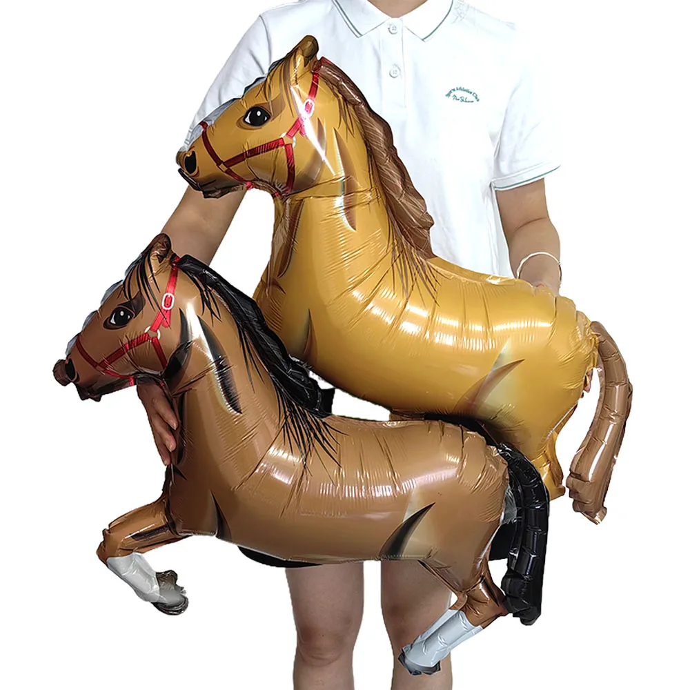 قبعات رعاة البقر الغربية الحصان الثور رؤساء عجلة الأحذية القبعات بندقية احباط بالون الأولاد حفلة عيد ميلاد الطفل لوازم الديكور #2