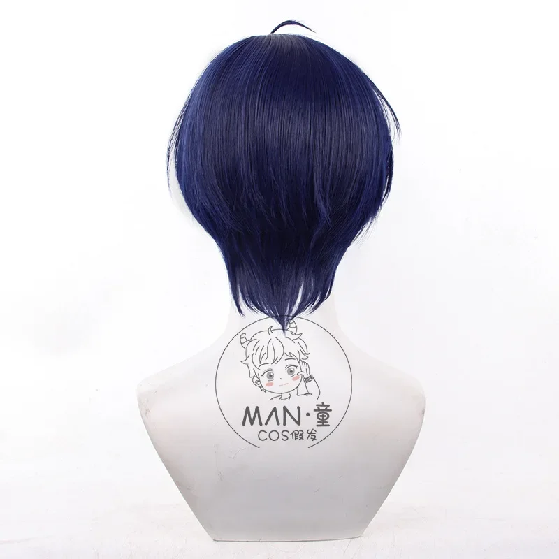 Anime PERSONA3 Shin Megami Tensei: Persona 3 Yuki Makoto Cosplay Wig Heat Resistant Synthetic Party Wigs + Free Cap