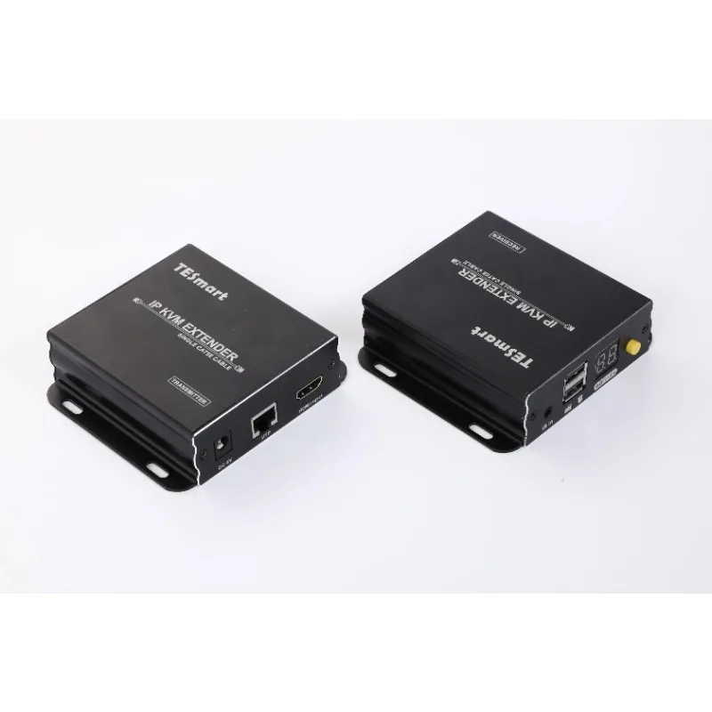 TESmart New Arrival Hdmi Kvm Extender Cat5e/6 1920x1080@60hz Multiponit 1080p 120m Hdmi Extender with Ir Pass Though