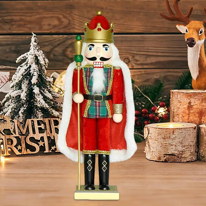 Nutcracker Christmas Decor Giant Christmas Nutcrackers Christmas Decorations With Red Cape 50cm Nutcrackers Christmas Indoor