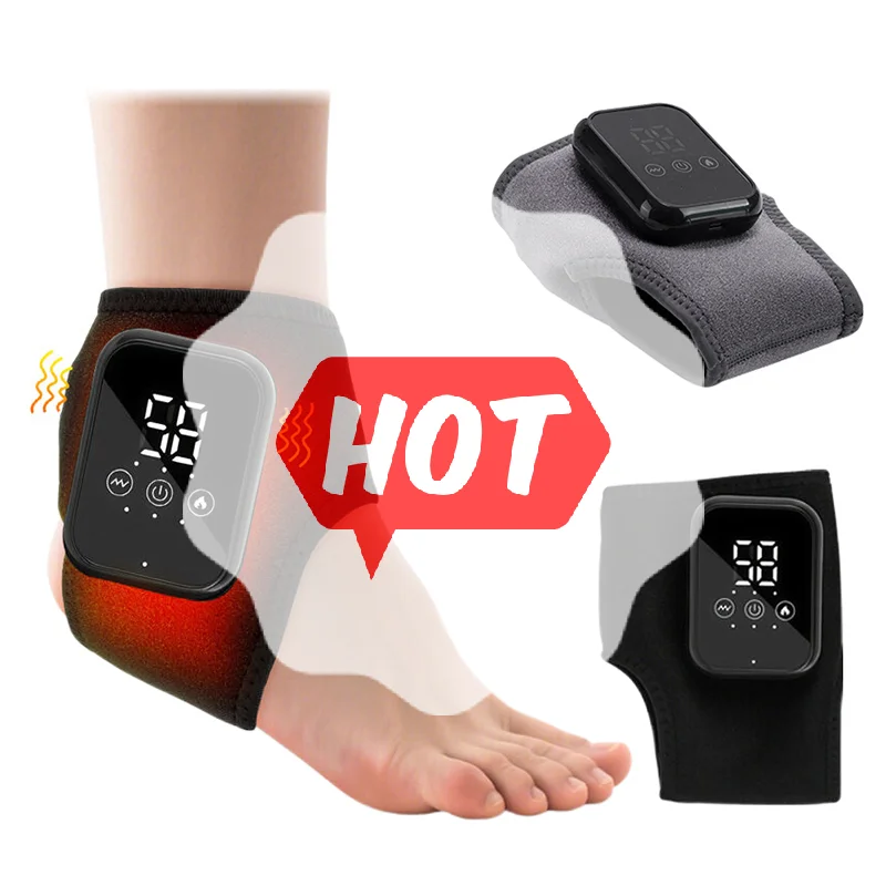

3-Function Heated Foot & Ankle Wrap, Ensuring Vibration and Compression Massage