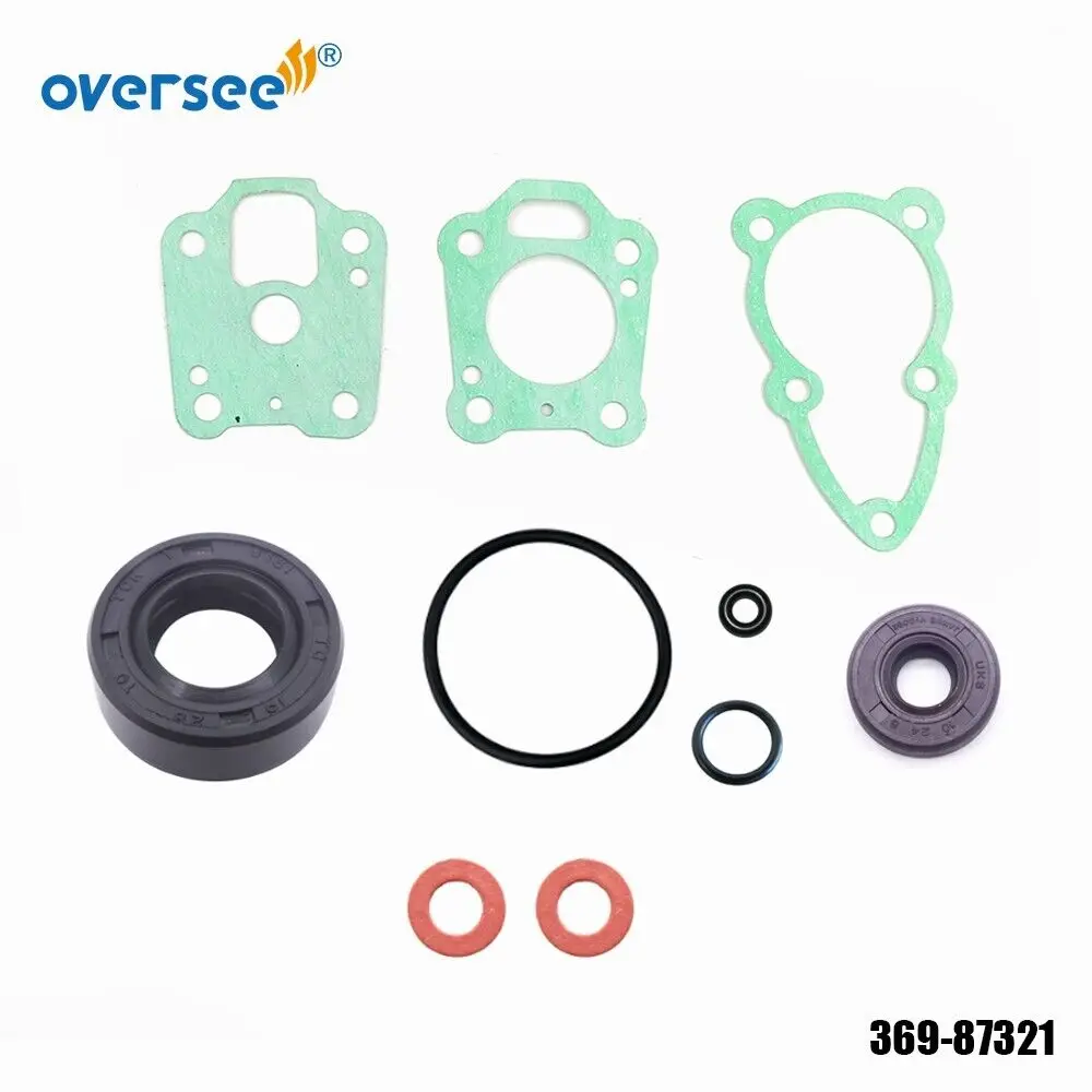 

369-87321 Lower Unit Gasket Set For Tohatsu 4-5HP Hangkai 6HP Outboard