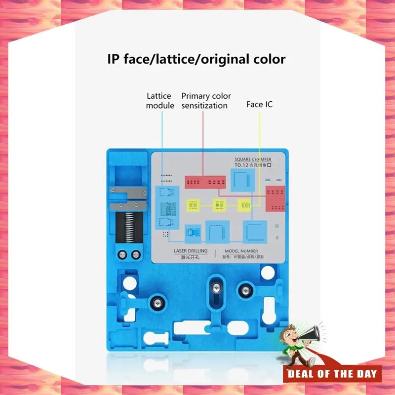 24-Hour Delivery Maant BGA Ball Planting Template For Iphone X 13 14 15 16Promax Face Recognition Dot Projector Repair Platform