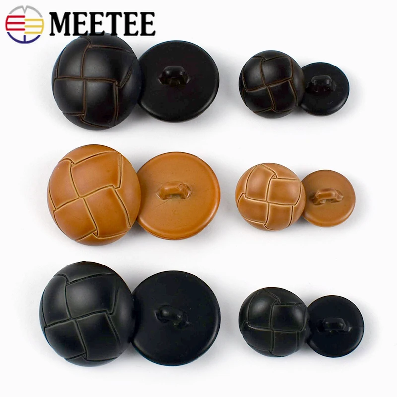 

15/18/23/25mm 30-100Pcs Round Imitation leather Buckle Plastic Button for clothing Jacket Bag DIY Coat Sewing Material Accessory
