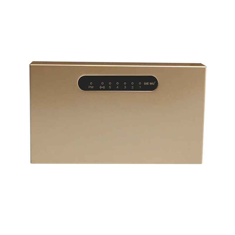 2 PZ DIEWU Nuovo design a 5 porte Supporto per amplificazione del segnale Switch di rete 10/100 Mbps
