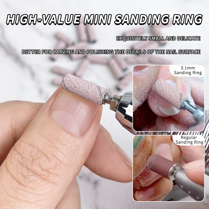 عصابات صنفرة الأظافر، غطاء صغير - طرف صنفرة أداة مثقاب، لوازم المنتجات، ملحقات تقنية الأشياء