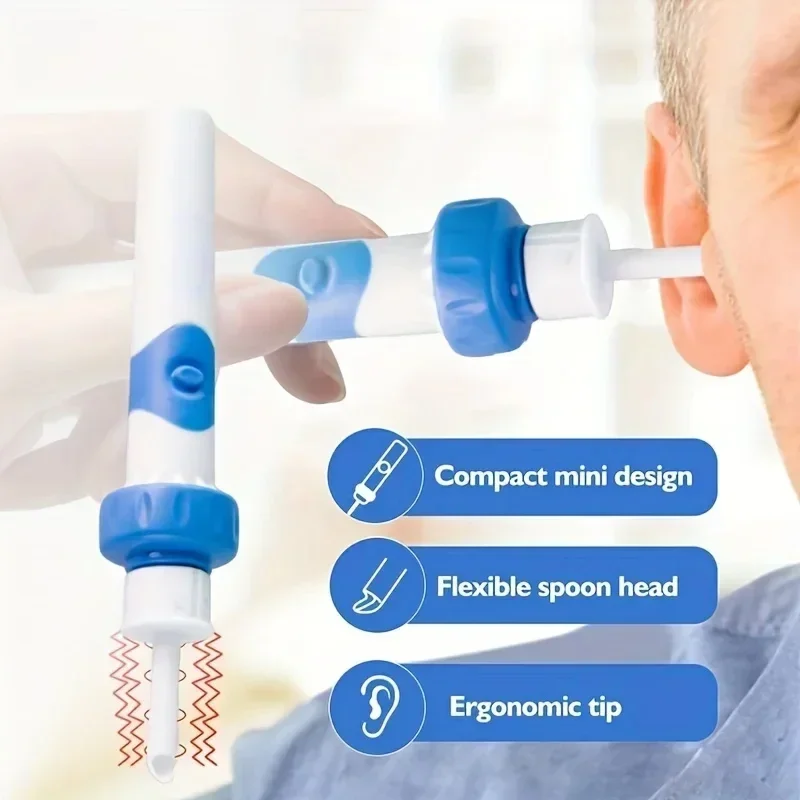 Máquina limpiadora de oídos eléctrica portátil, aspiradora electrónica, elimina el cera de los oídos, limpiador de orejas, previene la selección de