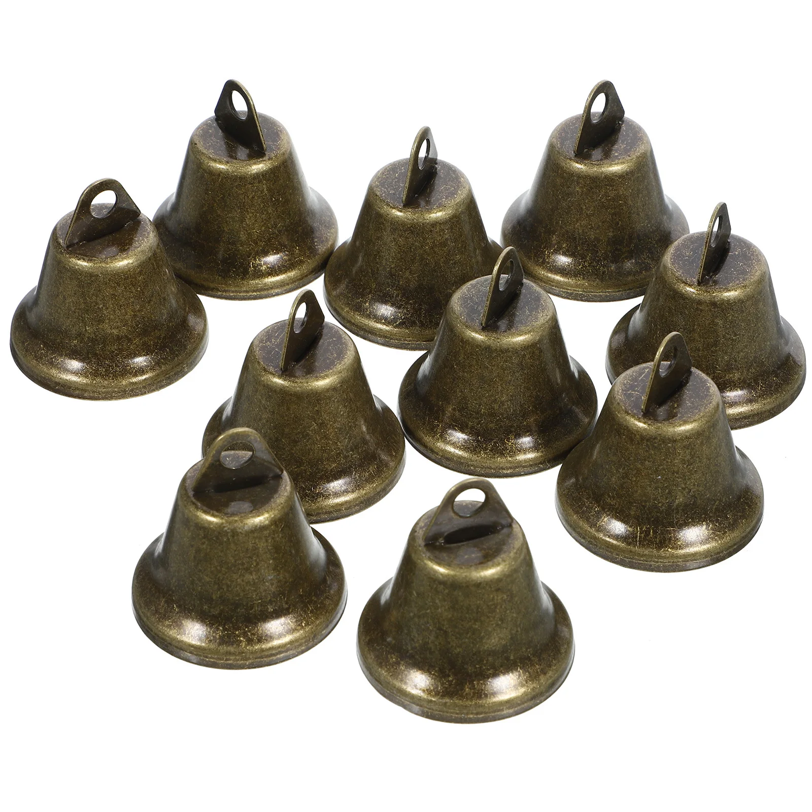 

20Pcs DIY Bell Pendants Compact Christmas Decor Hanging Bell Decorations Xmas Accessory Wind Chime Craft Christmas Tree Bells