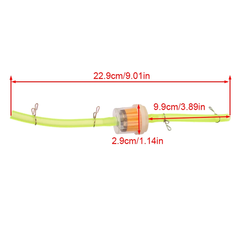 Scooter Motorcycle Moped Scooter Dirt Bike Universal 6mm ATV Fuel Filter Motorcycle Gasoline Gas Fuel Gasoline Oil Filter
