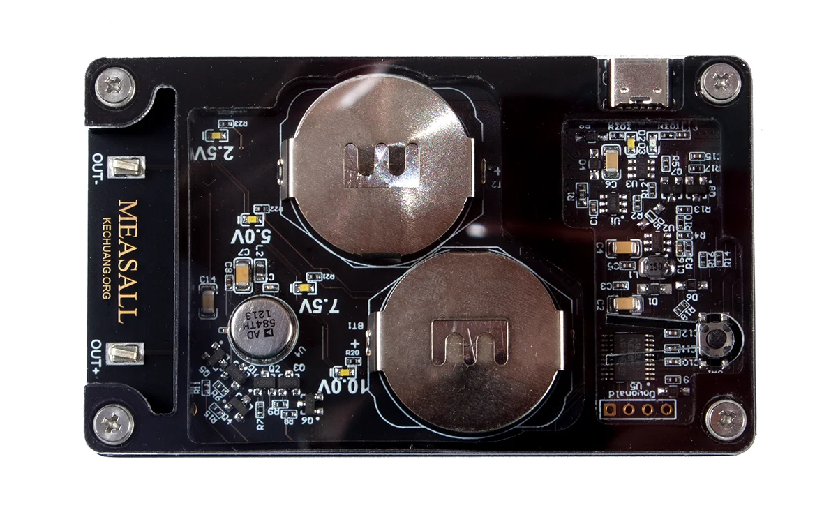 Four and a Half Bit Voltage Reference Kc7501 Calibration Source Based on Ad584th 10V Portable Standard