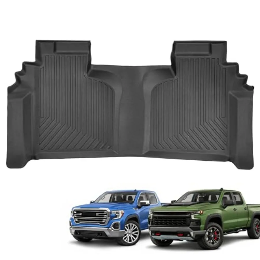 

® JustFit™ 3D Custom Fit Bench Floor Mat for 2019-2026 Chevrolet 1500/GMC Sierra 1500 and 2020-2026/GMC Sierra 2500HD/3500HD Cr