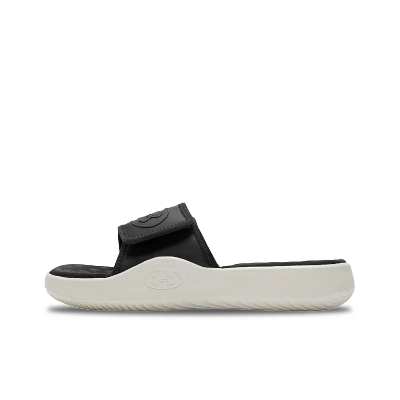 Under Armour Ignite Pro 8 Black White Simple Stylish Comfortable Non-Slip Slip-On Casual Flip-Flop Women 6000033-024