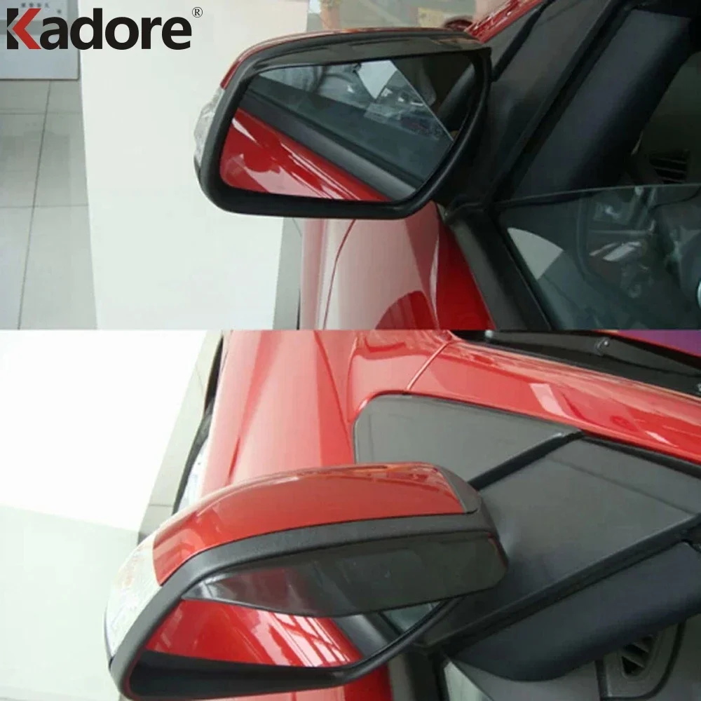 For NISSAN X-TRAIL Rogue 2014-2020 For Murano 2015-2022 Rearview Mirror Rain Visor Cover Trim Cover Car Accessories