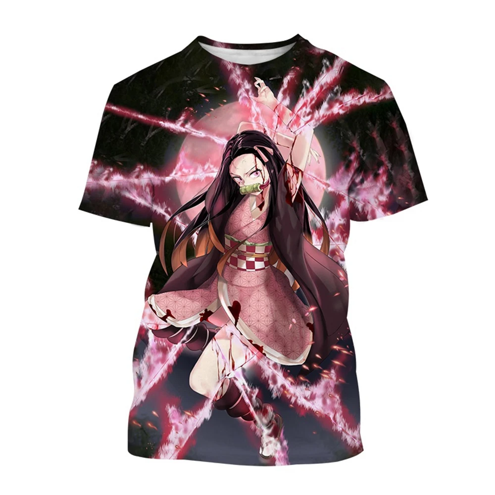 Summer Fashion Anime Devil Killer 3D Printed T-shirt Neutral Harajuku Style Cool Anime T-shirt