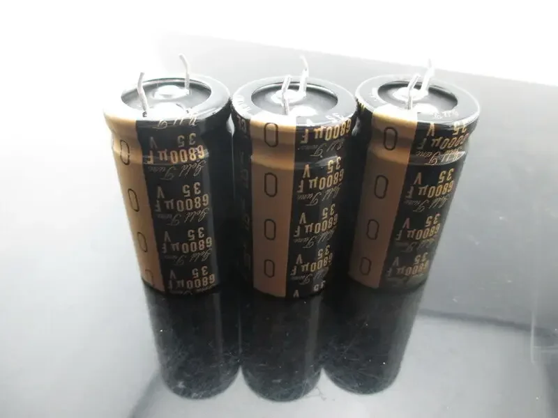 2PCS Nichicon KG Gold Tune 6800uf 35v 6800mfd audio ELECTROLYTIC Capacitor cap