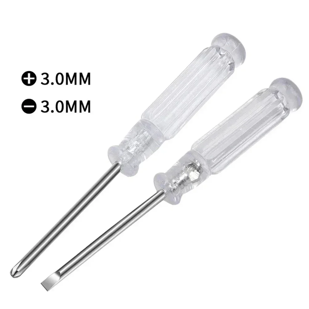 Repair Cross Screwdrivers Disassemble Toys Replacement 45#steel 95mm / 3.74Inch Small Tool Transparent 2Pcs/Set Hot Sale