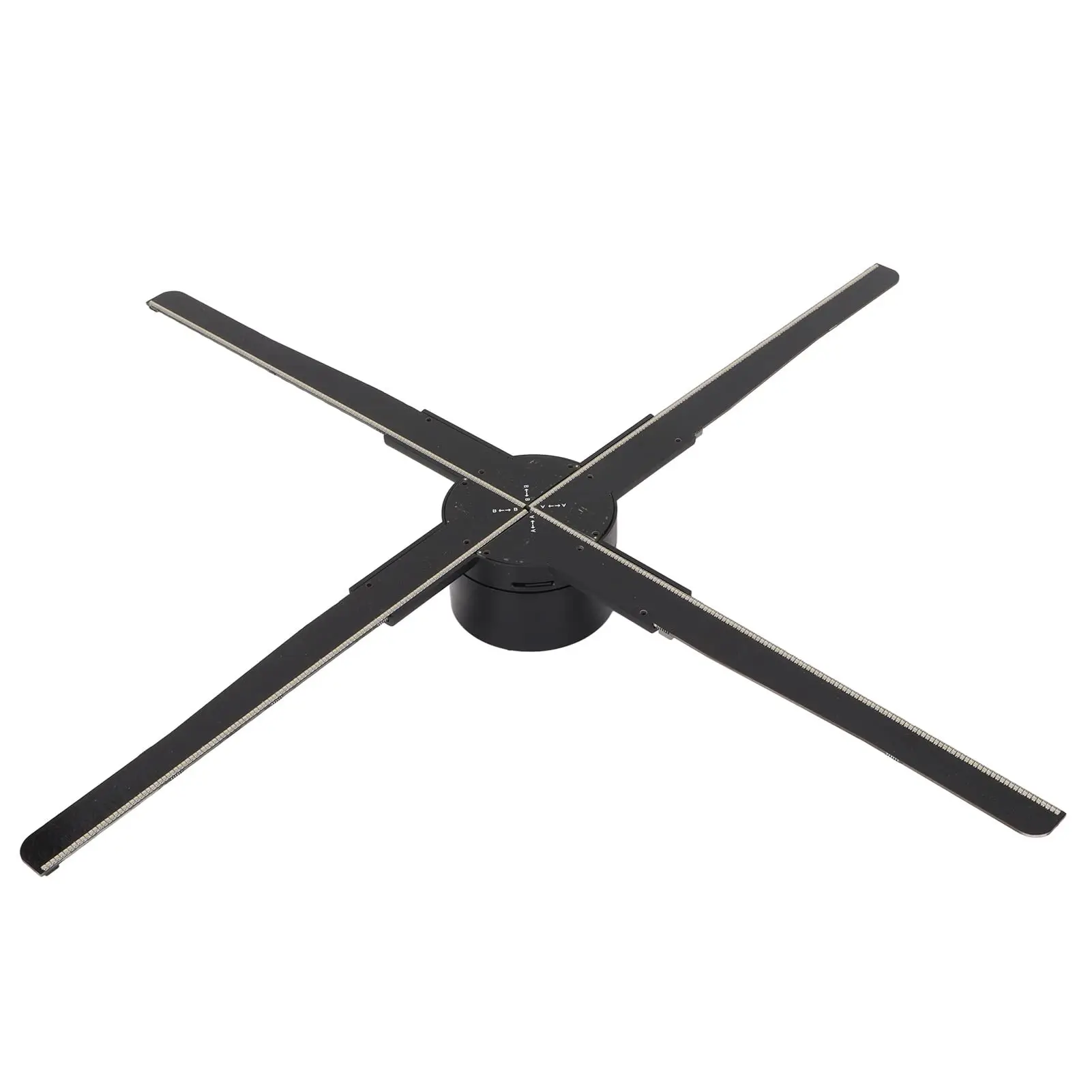 2024 تقنية الهولوغرام ثلاثية الأبعاد الجديدة 4-Blade 52 سنتيمتر عرض الهولوغرام معدات الإعلان مروحة ثلاثية الأبعاد الكمبيوتر المجسم