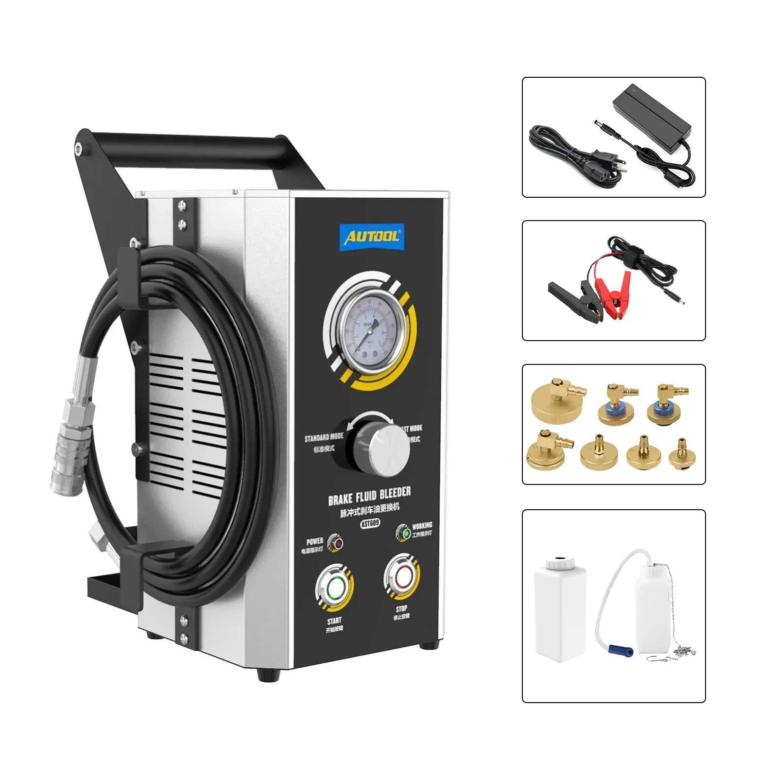 

new Car Brake Bleeder Kit Brake Fluid Bleeder Exchanger Machines Professional Pulsating Brake Oil Fluid Bleeding Tool