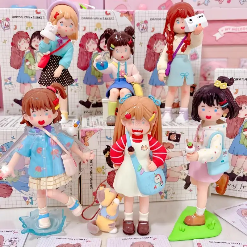 

Подлинная в наличии Suki Honey Girl MyFriends Series слепая коробка милый орнамент загадочная фигурка девушка-сюрприз игрушка подарок на Рождество и день рождения