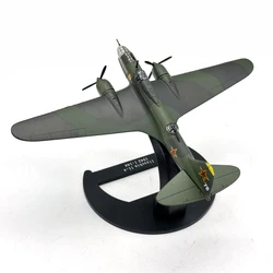 New 1/144 Scale USSR Ilyushin Il-4 1942 Fighter Diecast+Plastic Alloy simulation model aircraft for collection gift