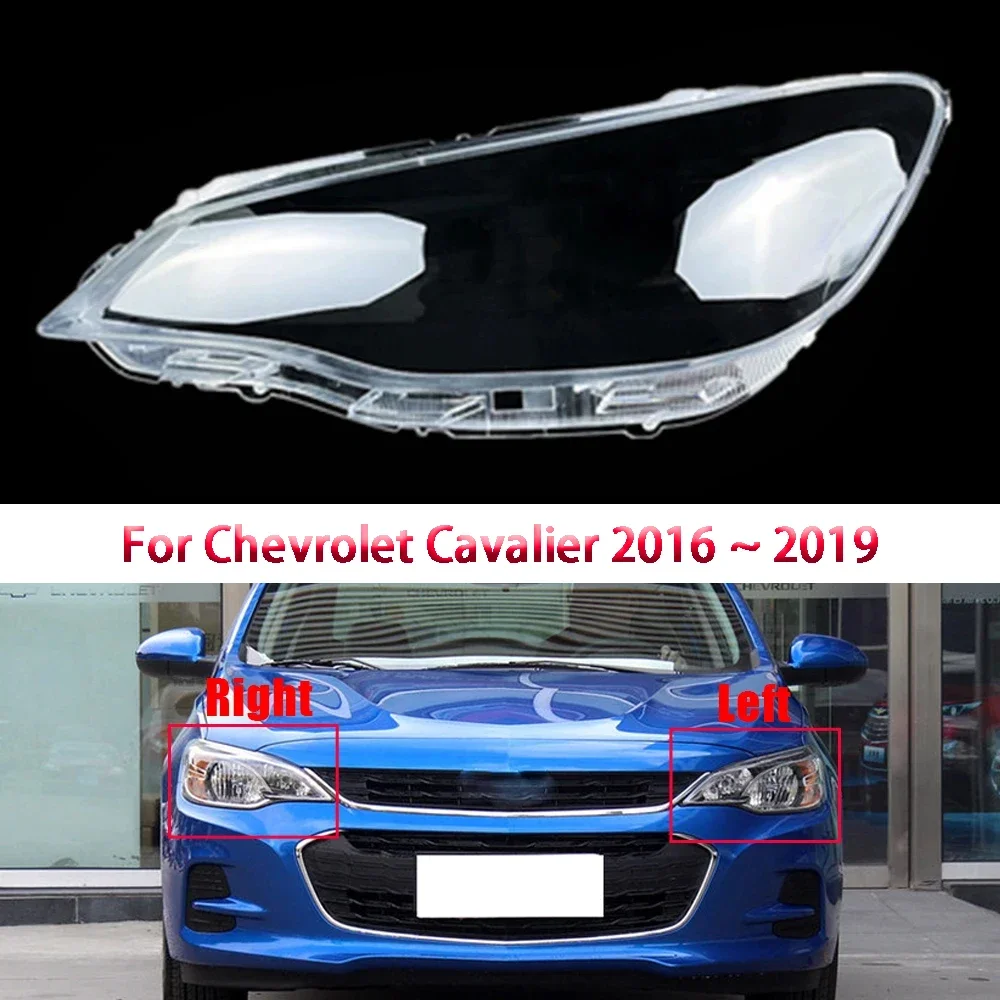 

For Chevrolet Cavalier 2016 2017 2018 2019 Headlamp Cover Headlight Shell Transparent Lens Plexiglass Replace Original Lampshade