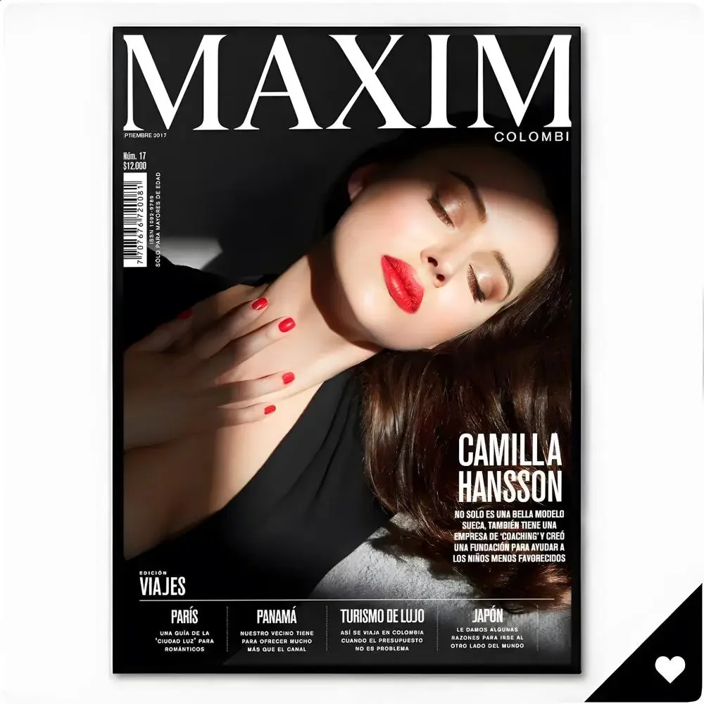 Maxim Magazine Lifestyle Maxim Poster Premium HD Decor Wall Art for Interior Room Makeover Home Accents Gift