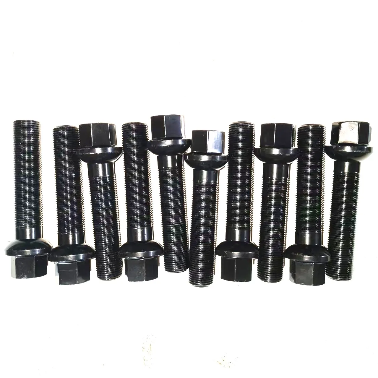 M15x1.25 17mm Ball Seat Grade 12.9 10PCS Wheel Bolts Fit for Mercedes GLE GLS 300d, 450, 450D, 53 AMG, W213 W167 V167 C167 X167