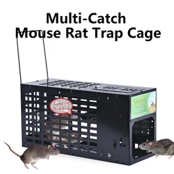 High Sensitive & Effective & Reusable Rat mice mouse Trap Cage for Continuous Catching/ Pest Control