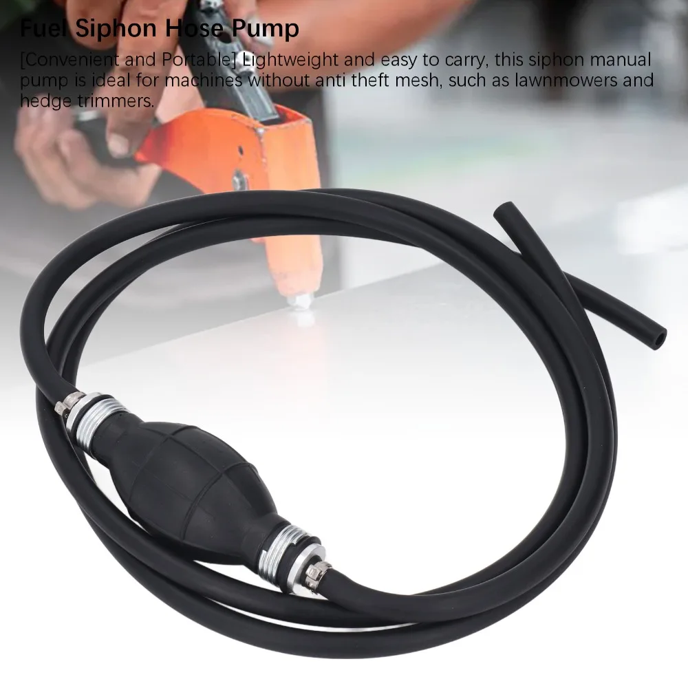 Rubber Manual Fuel Transfer Pump Oil Resistant 1/4