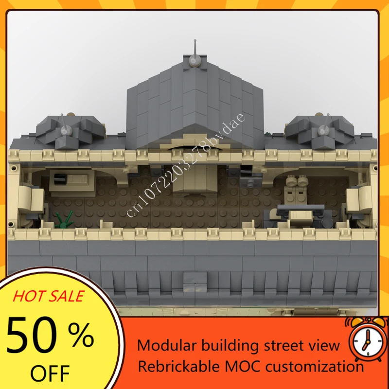 3987PCS The Consulate Modular MOC Creative street view Model Custom Puzzles Architecture DIY Education Assembly Model Toys Gifts
