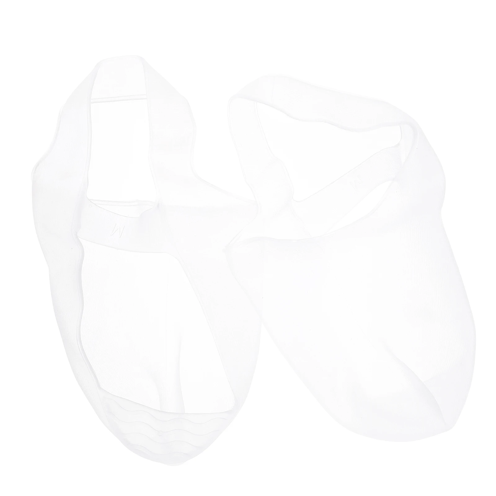 

Shoe Covers For Rain Reusable Silicone White Nonslip No Sole Thick Breathable Water Resistant Hairdressing Kitchen Protectors