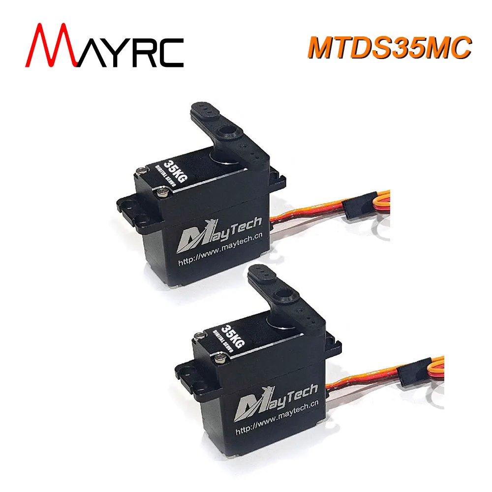 

1/2 Pairs MAYRC 35kg/CM High Speeed Degree Digital Servo Metal Gear Coreless Motor for Car Mountain Buggy Vehicle BattleBots