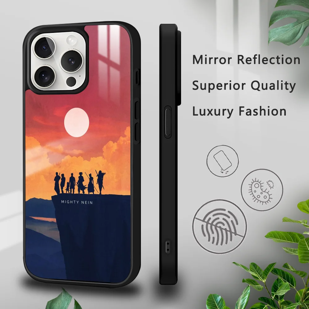 Cartoon L-Legend V-Vox Machina Phone Case For iPhone 16 15 14 13 12 11 Pro Xs Max Mini Plus Celulares Hard Funda Dropshipping