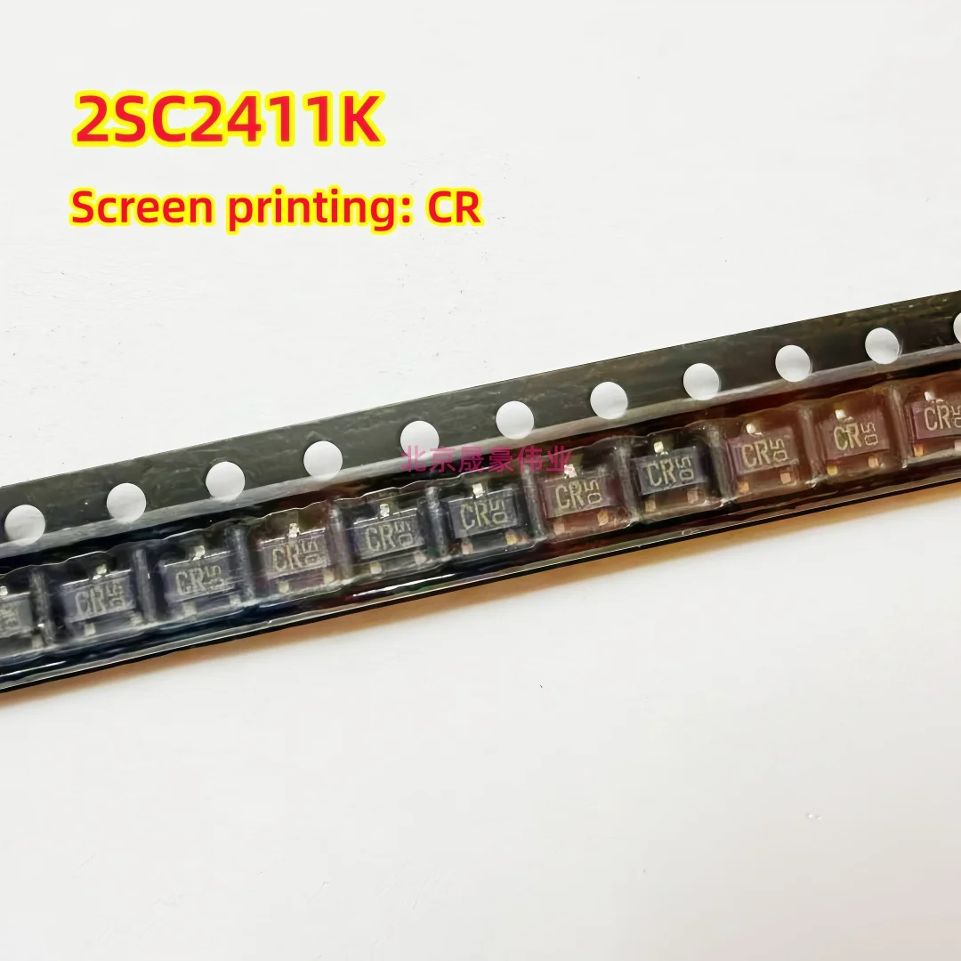 10 Buah 2SC2411KT146R 2SC2411 C2411 ROHM SMD NPN Transistor Layar Sutra CR SOT-23