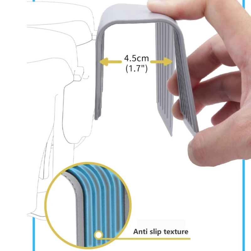 Porte-boisson pour sièges d'auto pour bébé, porte-gobelet sécurisé Stable en ABS pour les longs voyages