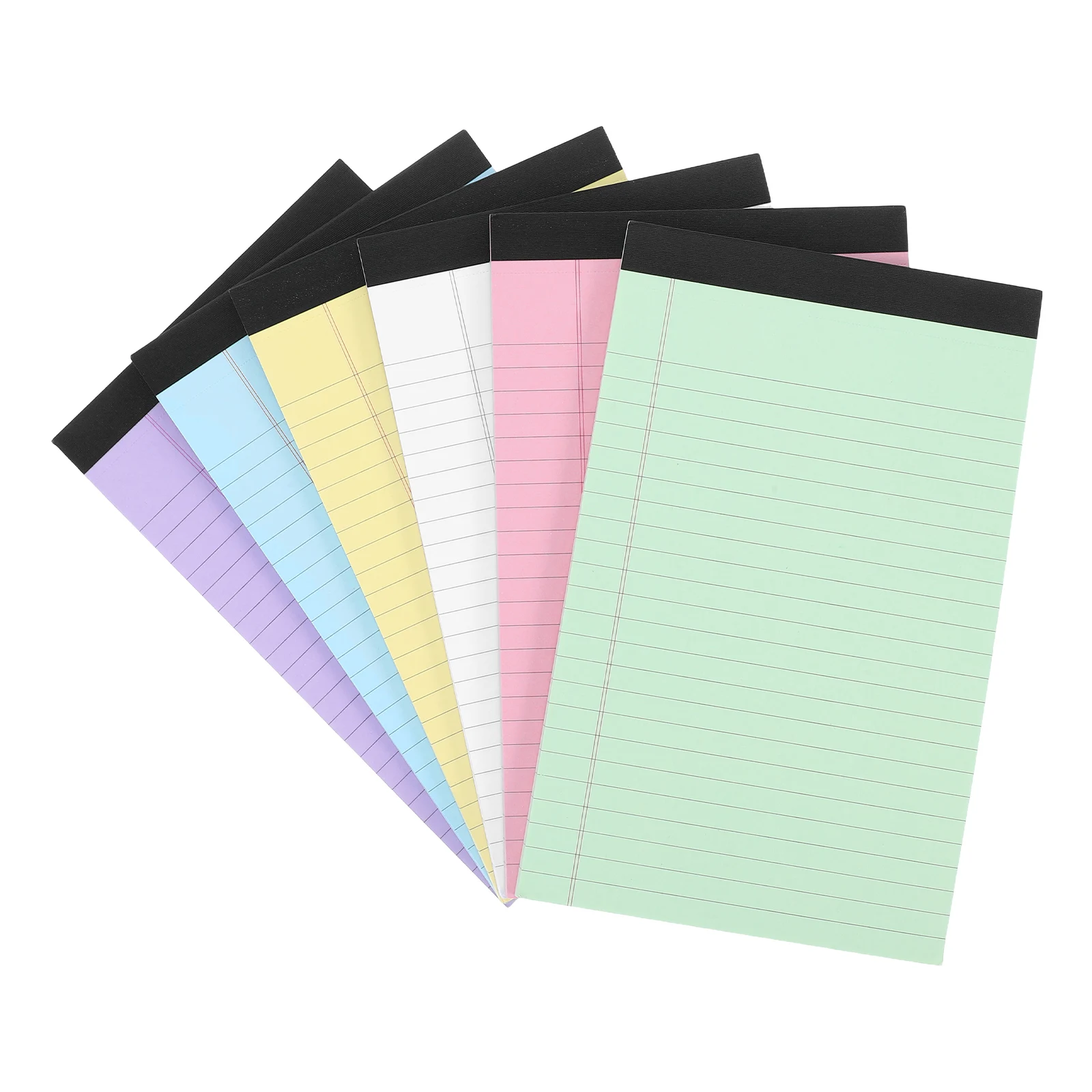 6pcs 메모 패드 라인 노트 플래너 메모장 메모 사무실 학교 사무실 쓰기 패드 일일 소형 메모장 추적기