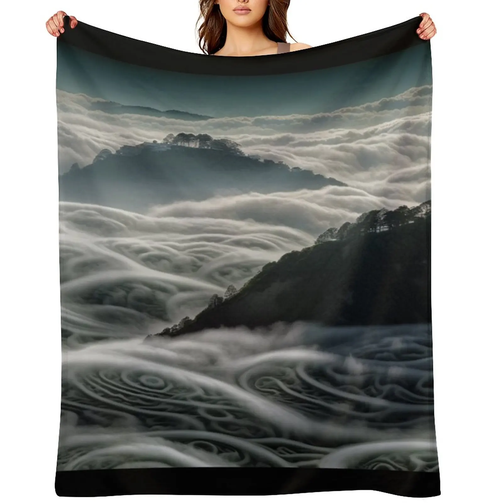 

Above the clouds its free Throw Blanket Beach Soft Plaid For Decorative Sofa for winter Blankets