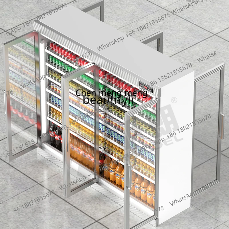 

Beverage Display Freezer Air-Cooled Freezer Split Freezer Commercial Convenience Store Supermarket Refrigerator