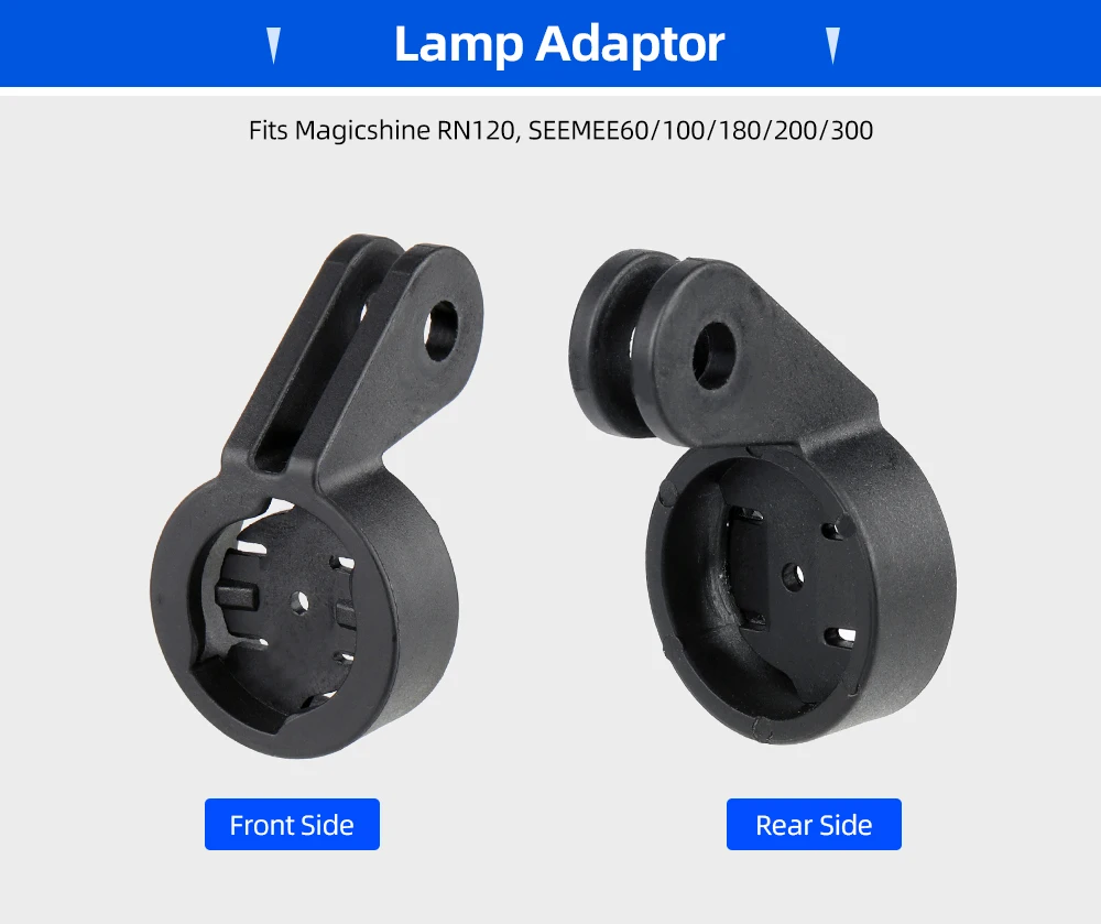 Fahrrad Sattel Schiene Rücklicht Halterung Sattelstütze Halterung Ständer Für Magicshine RN120 SEEMEE 60 100 180 200 300 Lampe Verlängerung Halter – Detail 16