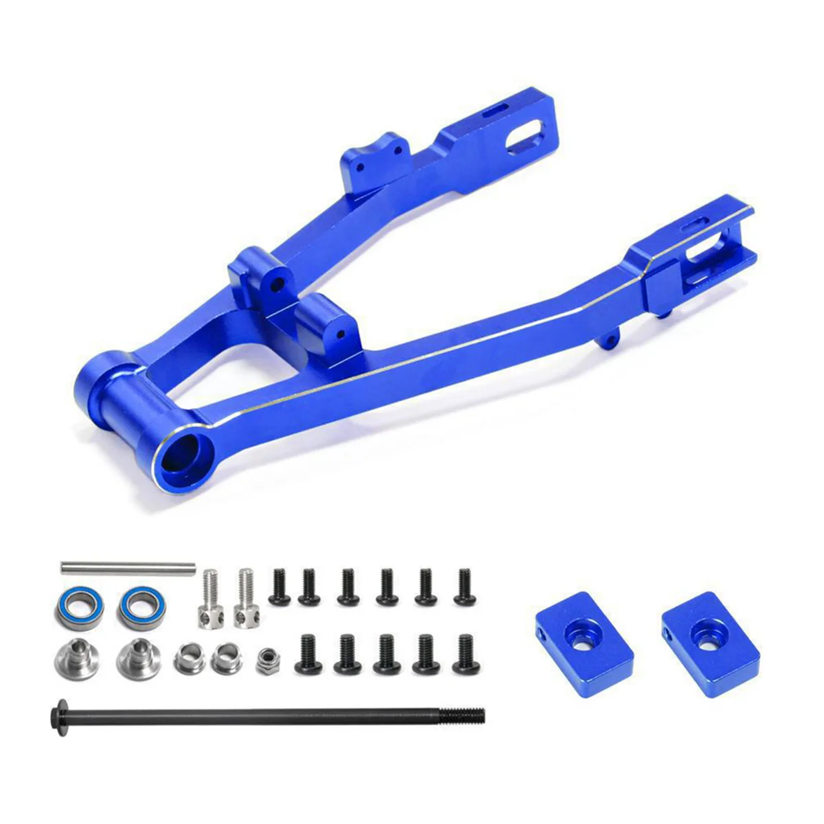 Per il 1/4 promo-MX RC auto moto elettrica braccio oscillante posteriore forcella posteriore accessorio sedile ruota 264000 blu