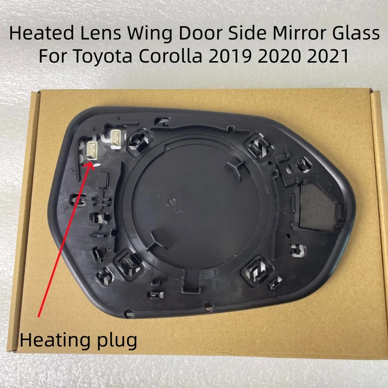 Car Exterior Rearview Mirror Heated Lens Wing Door Side Mirror Glass For Toyota Corolla 2019 2020 2021