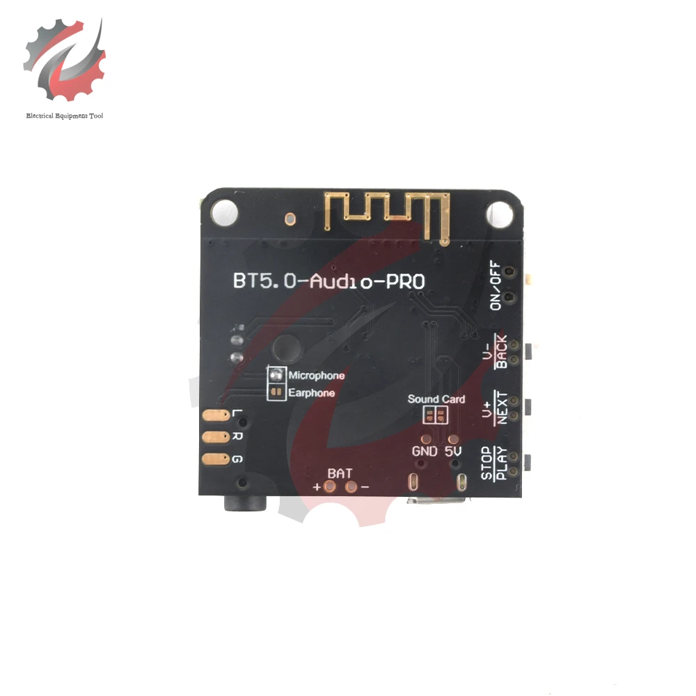 DIY Bluetooth Audio Receiver Board 3.7-5V Bluetooth 5.0 Module Automotive Sound Module Bluetooth Receiver Speaker Board With Mic