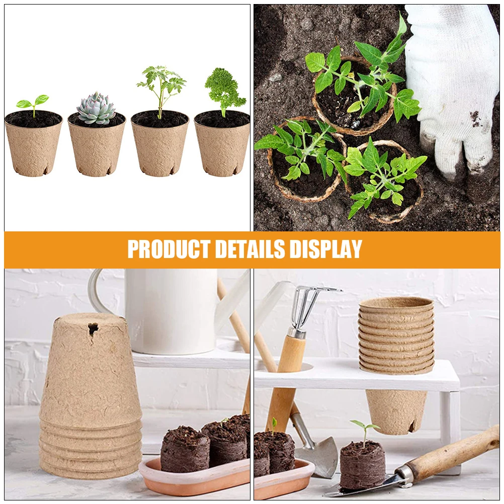

20pcs Planting Planter Nursery Pots Garden Supplies Succulent Plant Containers Small Flowerpots Indoor Outdoor Reusable