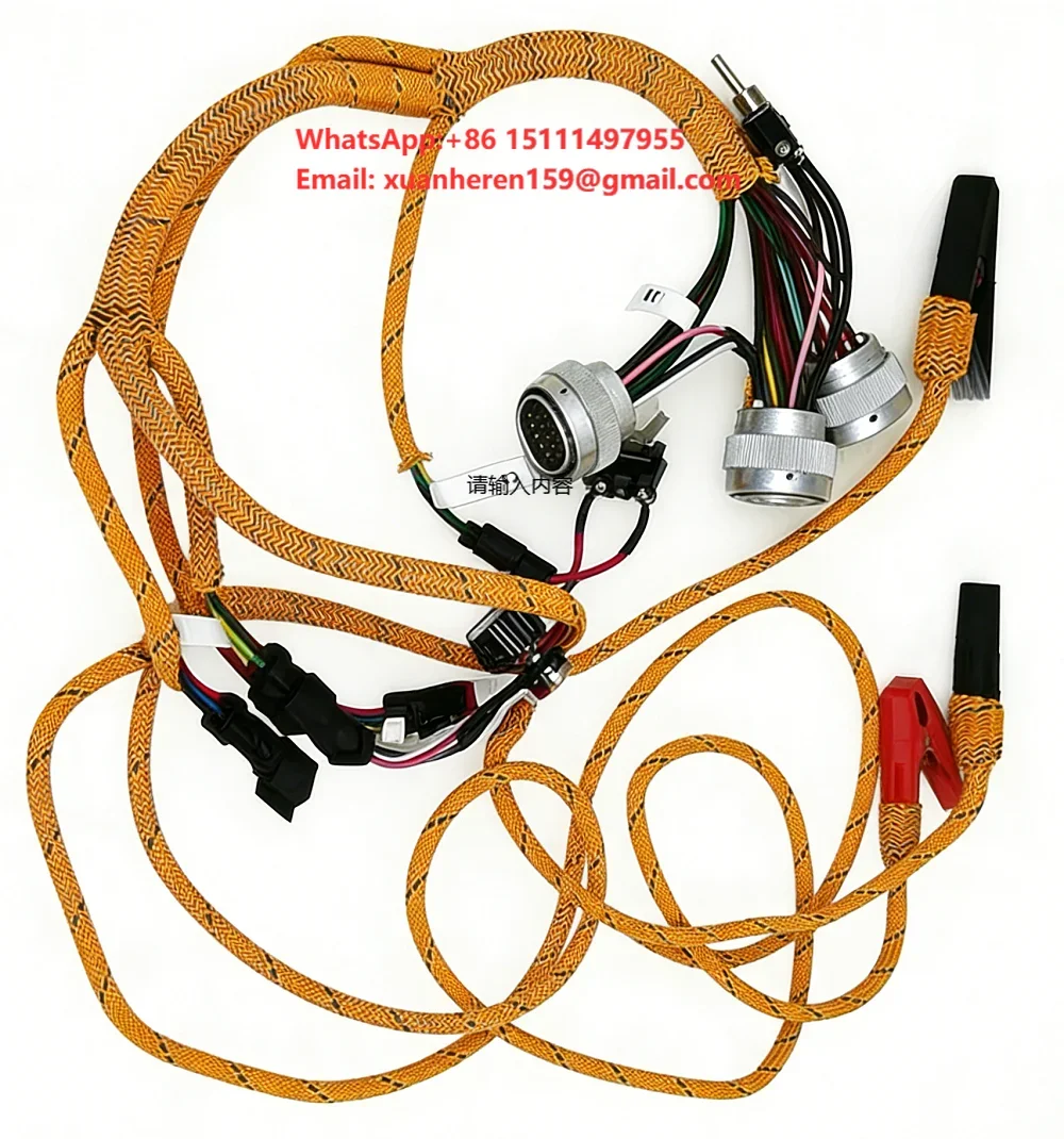 Construction Machinery Parts for Cummins QSK19 QSK23 QSK45 QSK60 Engine Start Testing Cable Harness QSK19 Wiring Harness