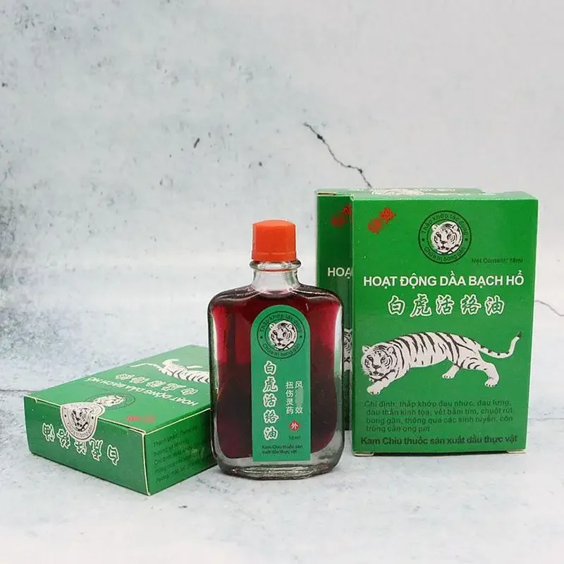 18ml White Tiger Balm Oil Shoulder Osteoarthritis Bone Spurs Cervical Spondylosis Pain Relief Rheumatic Pain Leg Pain Frozen