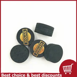 5pcs Pool Cue Tips 14mm Billiard Heads Tips M Hardness 5 Layers Baked Leather Billiard Accessories