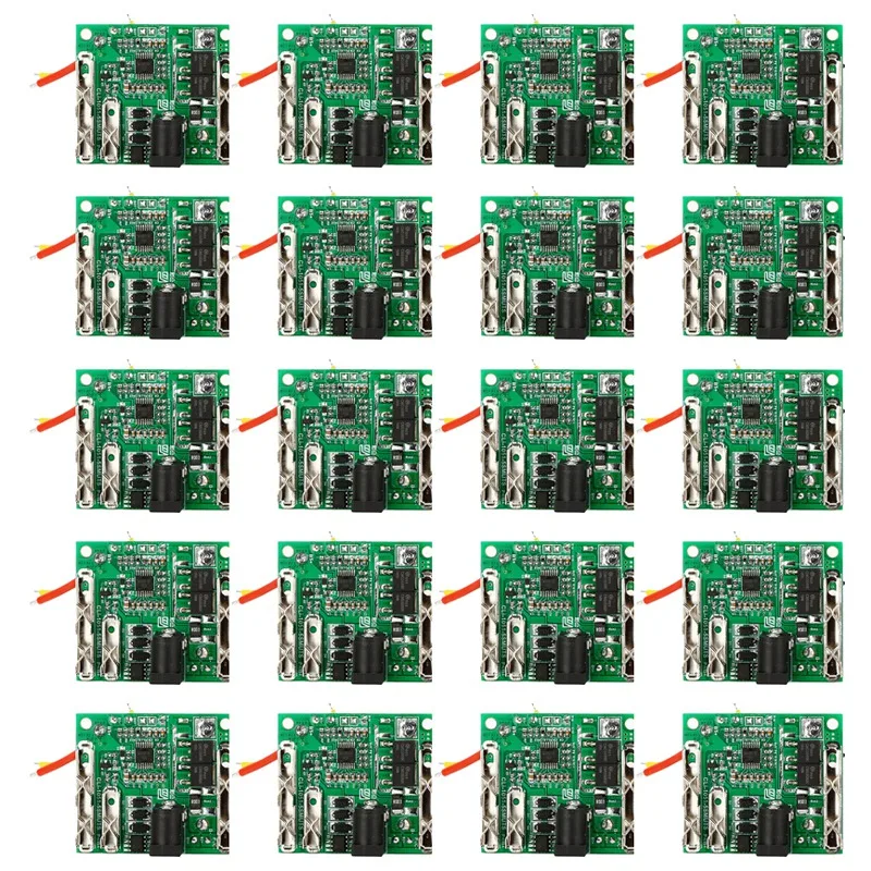 

20X Φ 18/21V 20A Защитная плата для зарядки аккумулятора, защитная печатная плата для литиевой батареи, BMS модуль 1