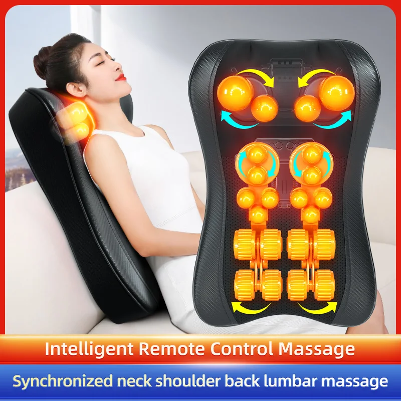 

Multifunctional Electric Full Body Massager Waist and Buttock Body Massage Cushion Home Kneading Heated Massage Fatigue Relieve